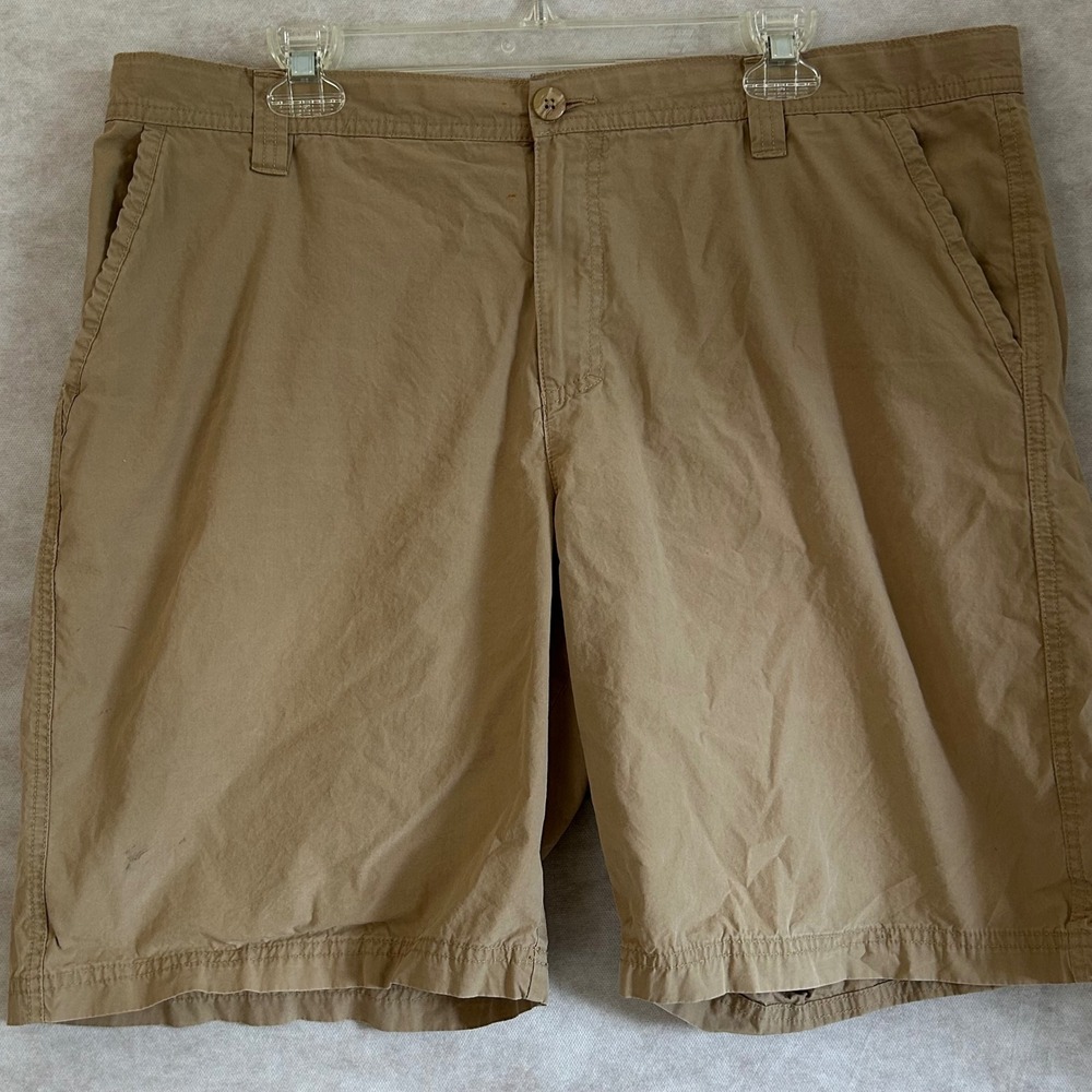 Columbia Mens Tan Khaki Cotton Hiking Shorts 38W‎ 10L AM4471 1491953